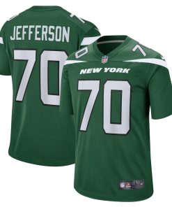 Quinton Jefferson New York Jets Nike Team Game Jersey - Gotham Green