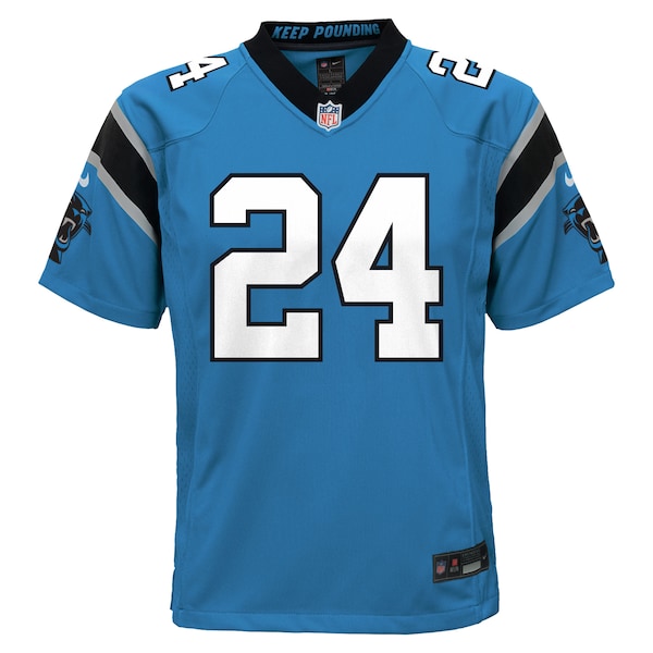Jonathon Brooks Carolina Panthers Nike Youth Alternate Game Jersey - Blue/Black - Image 3