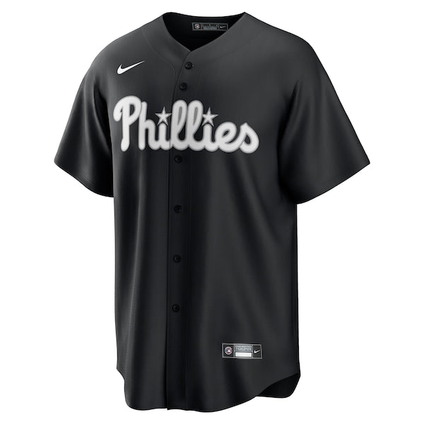 Bryce Harper Philadelphia Phillies Nike Lights Out Replica Player Jersey - Black - Image 9
