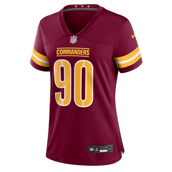 Javontae Jean-Baptiste Washington Commanders Nike Women's Game Jersey - Burgundy - Image 2