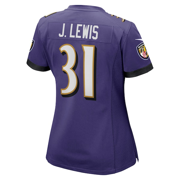 Jamal Lewis Baltimore Ravens Nike Women's Game Retired Player Jersey - Purple - Image 3