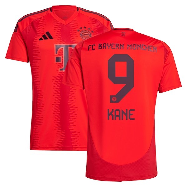 Harry Kane Bayern Munich adidas 2024/25 Home Replica Player Jersey - Red - Image 2