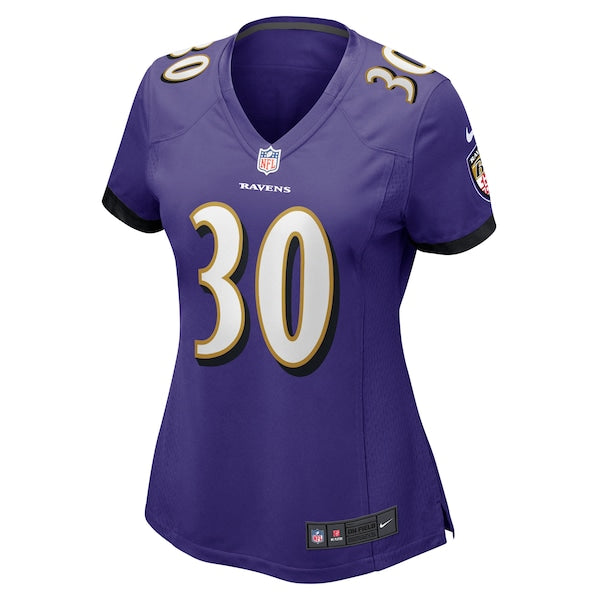 Trayvon Mullen Baltimore Ravens Nike Women's Game Jersey - Purple - Image 3