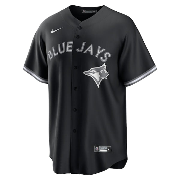 Toronto Blue Jays Nike Lights Out Replica Jersey - Black - Image 2