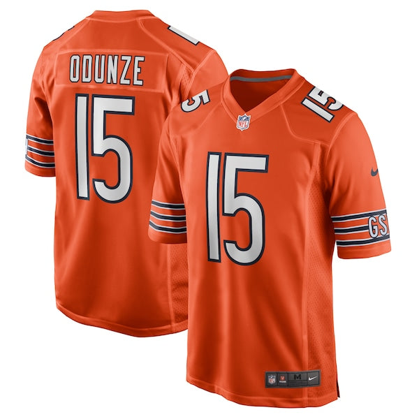 Rome Odunze Chicago Bears Nike Alternate Game Jersey - Orange/White