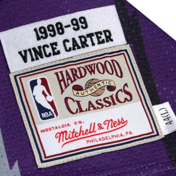 Vince Carter Toronto Raptors 1998/99 Throwback Authentic Jersey - Purple - Image 8