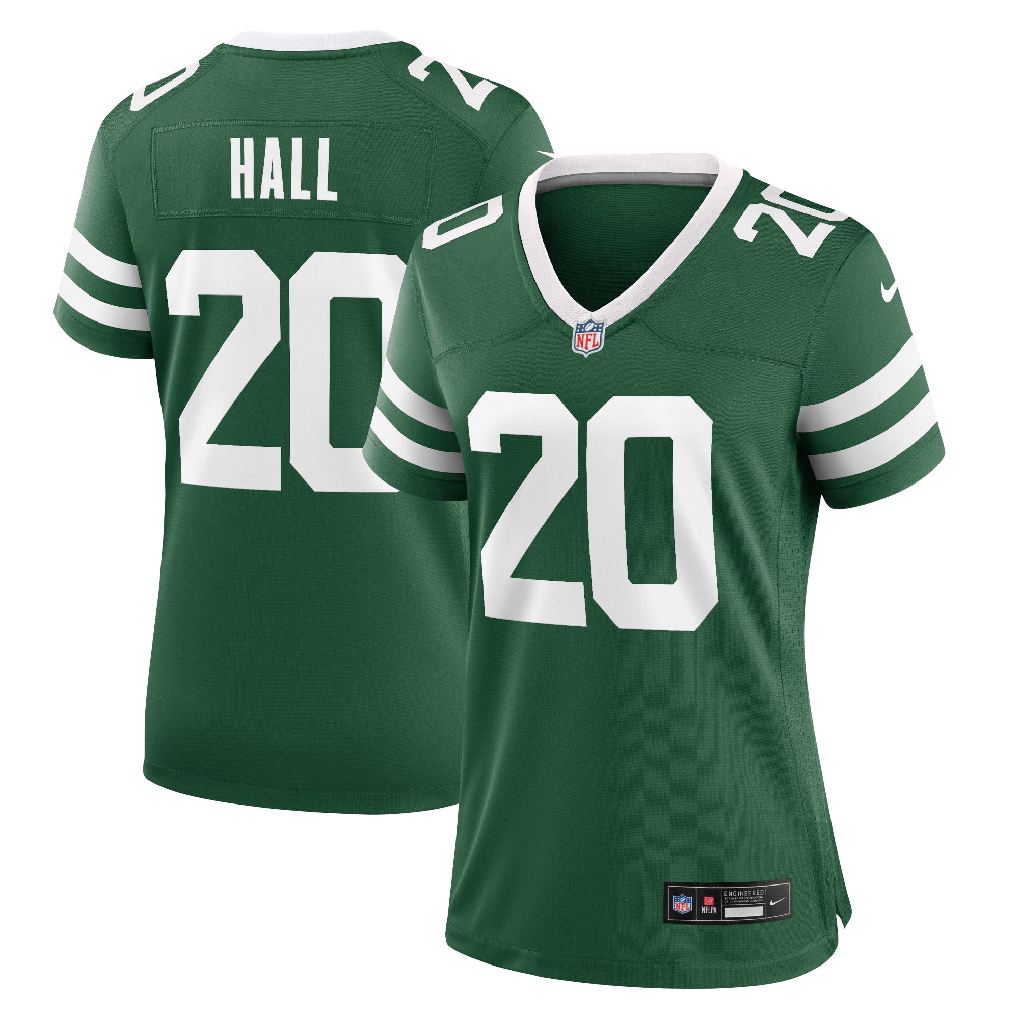 Breece Hall New York Jets Nike Women's Game Jersey - Legacy White - Image 6