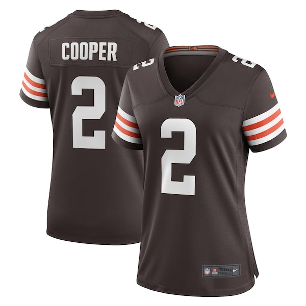 Amari Cooper Cleveland Browns Nike Women's Game Jersey - Brown/White - Image 2