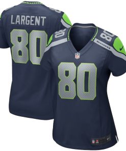 Alternative view of Steve Largent Seattle Seahawks Nike Women's Game Retired Player Jersey - College Navy/Royal