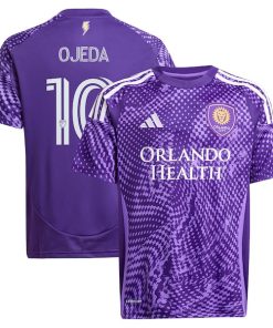 Mart¨ªn Ojeda Orlando City SC adidas Youth 2025 Perfect Storm Replica Player Jersey - Purple