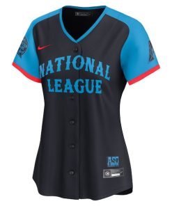 Alternative view of Ketel Marte National League Nike Women's 2024 MLB All-Star Game Limited Player Jersey - Navy