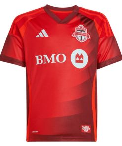 Alternative view of Jonathan Osorio Toronto FC adidas Youth 2025 Club Kit Replica Player Jersey - Red