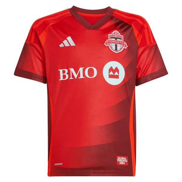 Jonathan Osorio Toronto FC adidas Youth 2025 Club Kit Replica Player Jersey - Red - Image 2