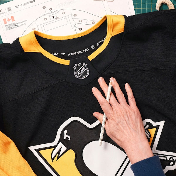Pittsburgh Penguins Home Authentic Pro Jersey - Black - Image 6