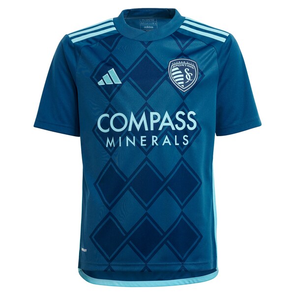 Sporting Kansas City adidas Youth 2024 Diamonds Our Forever Replica Jersey?ยจC Navy - Image 2