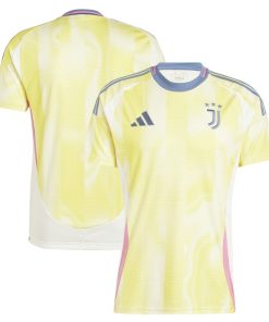 Juventus adidas 2024/25 Away Replica Jersey - Yellow