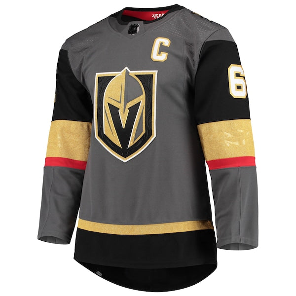 Mark Stone Vegas Golden Knights adidas Alternate Primegreen Authentic Pro Player Jersey - Gray - Image 2