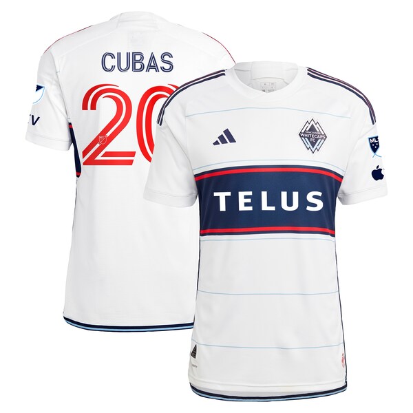 Andr¨¦s Cubas Vancouver Whitecaps FC adidas 2024 Bloodlines Authentic Player Jersey - White