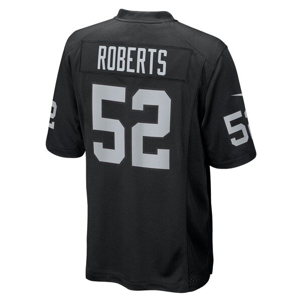 Elandon Roberts Las Vegas Raiders Nike Team Game Jersey - Black - Image 3