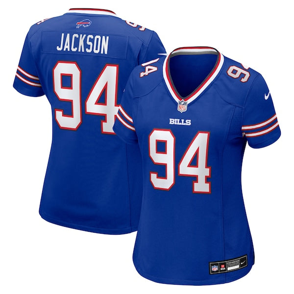 Landon Jackson Buffalo Bills Nike Women's Team Game Jersey - Royal
