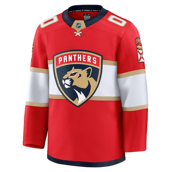 Florida Panthers Home Premium Custom Jersey - Red - Image 5