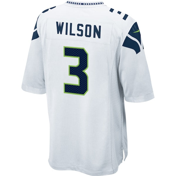 Russell Wilson Seattle Seahawks Nike Game Jersey - White - Image 4