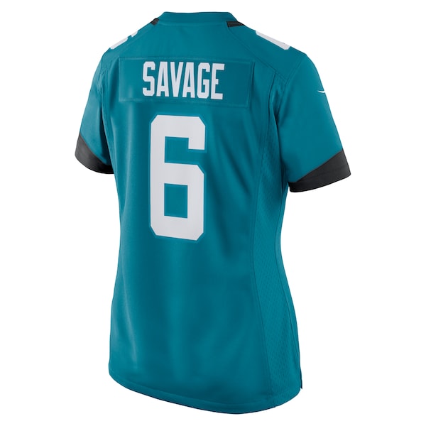 Darnell Savage Jacksonville Jaguars Nike Women's Team Game Jersey - Teal - Image 3