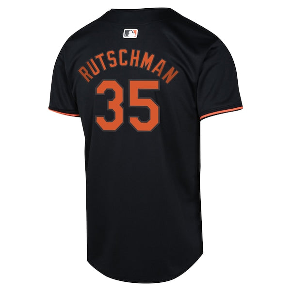 Adley Rutschman Baltimore Orioles Nike Youth Alternate Limited Player Jersey - Black - Image 3