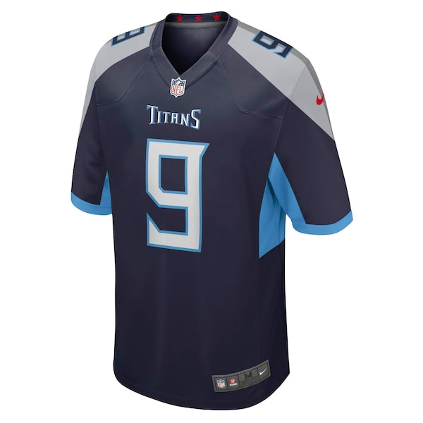 Steve McNair Tennessee Titans Nike Game Retired Player Jersey - Navy/Light Blue - Image 5