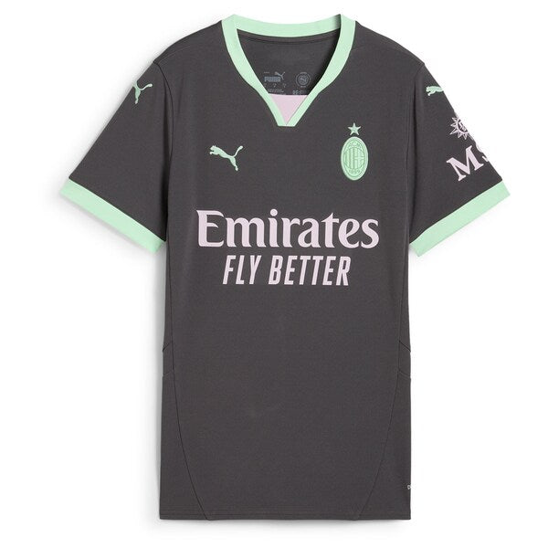 AC Milan Puma Women's 2024/25 Third Replica Jersey - Charcoal/White - Image 3