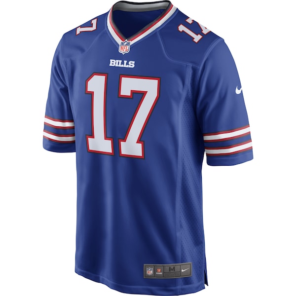 Josh Allen Buffalo Bills Nike Team Game Player Jersey - Royal/Red/White - Image 3