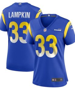Cam Lampkin Los Angeles Rams Nike Women's Game Jersey -  Royal