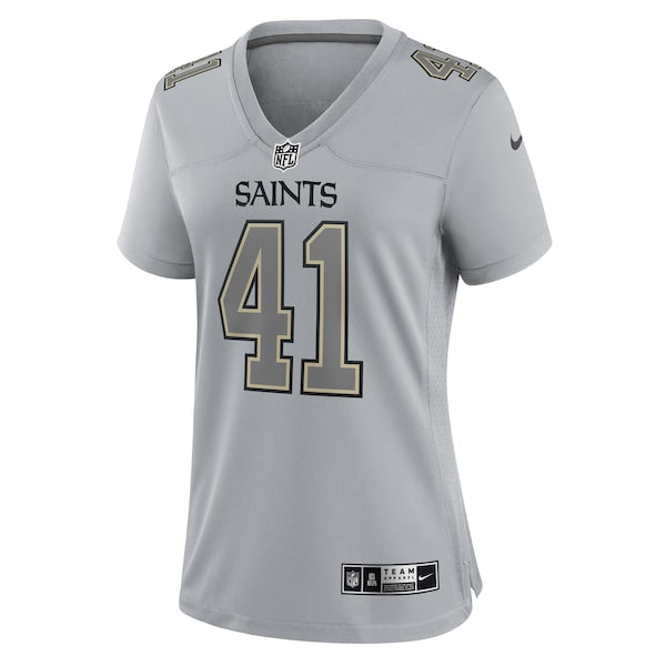 Alvin Kamara New Orleans Saints Nike Women's Atmosphere Fashion Game Jersey - Gray - Image 2