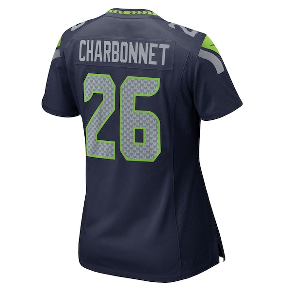Zach Charbonnet Seattle Seahawks Nike Women's Team Game Jersey - College Navy/Navy - Image 7