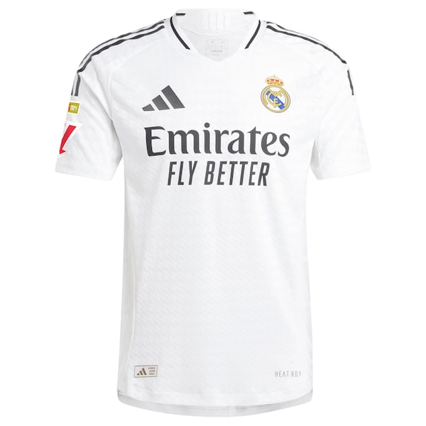 Jude Bellingham Los Merengues adidas 2024/25 Home Authentic Player Jersey - White - Image 2