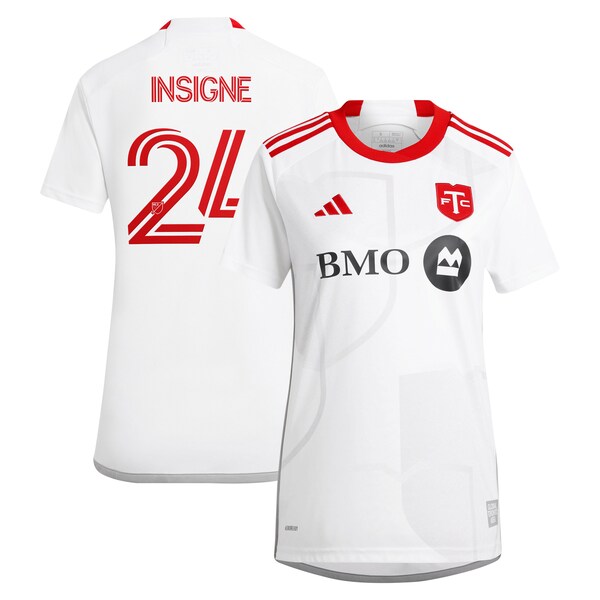Lorenzo Insigne Toronto FC adidas Women's 2024 GTA Kit Replica Player Jersey?ยจC White