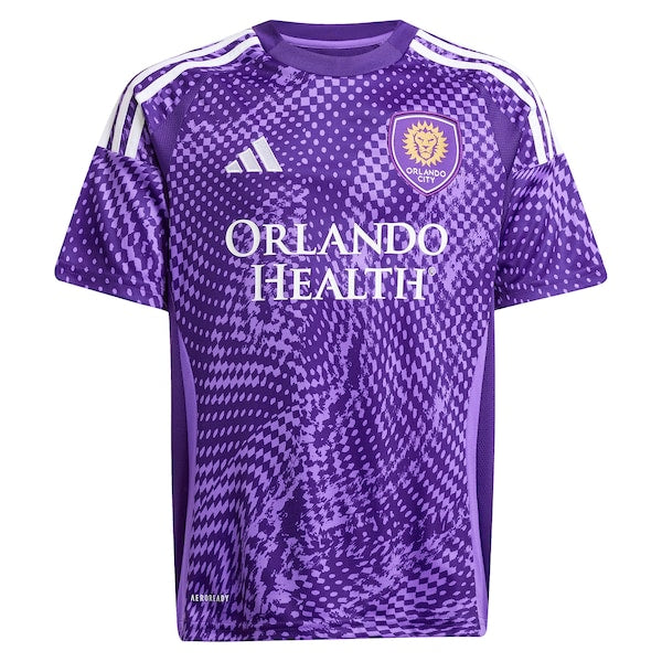 Orlando City SC adidas Youth 2025 Perfect Storm Replica Custom Jersey - Purple - Image 2