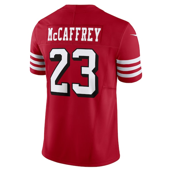 Christian McCaffrey San Francisco 49ers Nike Vapor F.U.S.E. Limited Jersey - Scarlet/White - Image 4