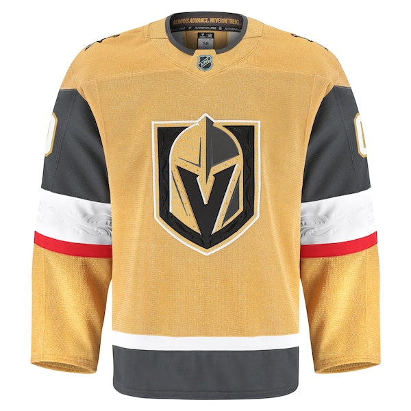 Vegas Golden Knights Home Authentic Pro Custom Jersey - Gold - Image 2