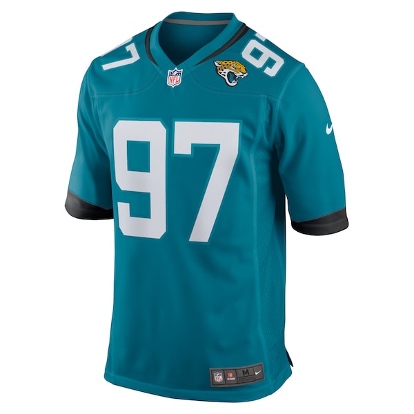 Henry Mondeaux Jacksonville Jaguars Nike Game Jersey - Teal - Image 2