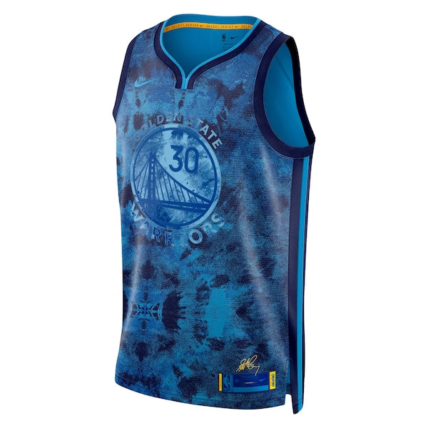 Stephen Curry Golden State Warriors Nike Unisex Select Series Swingman Jersey - Royal - Image 2