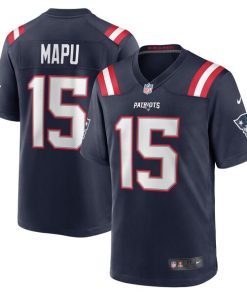 Marte Mapu New England Patriots Nike  Game Jersey -  Navy