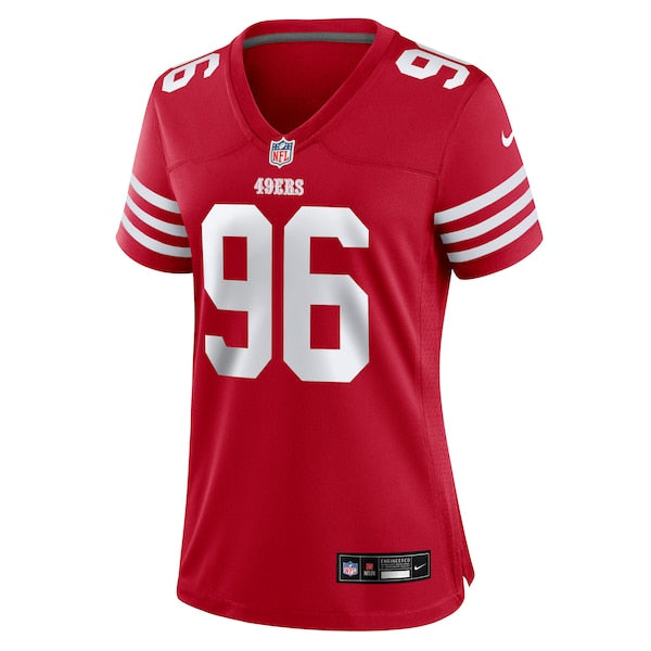 Jordan Jefferson San Francisco 49ers Nike Women's Team Game Jersey - Scarlet - Image 2