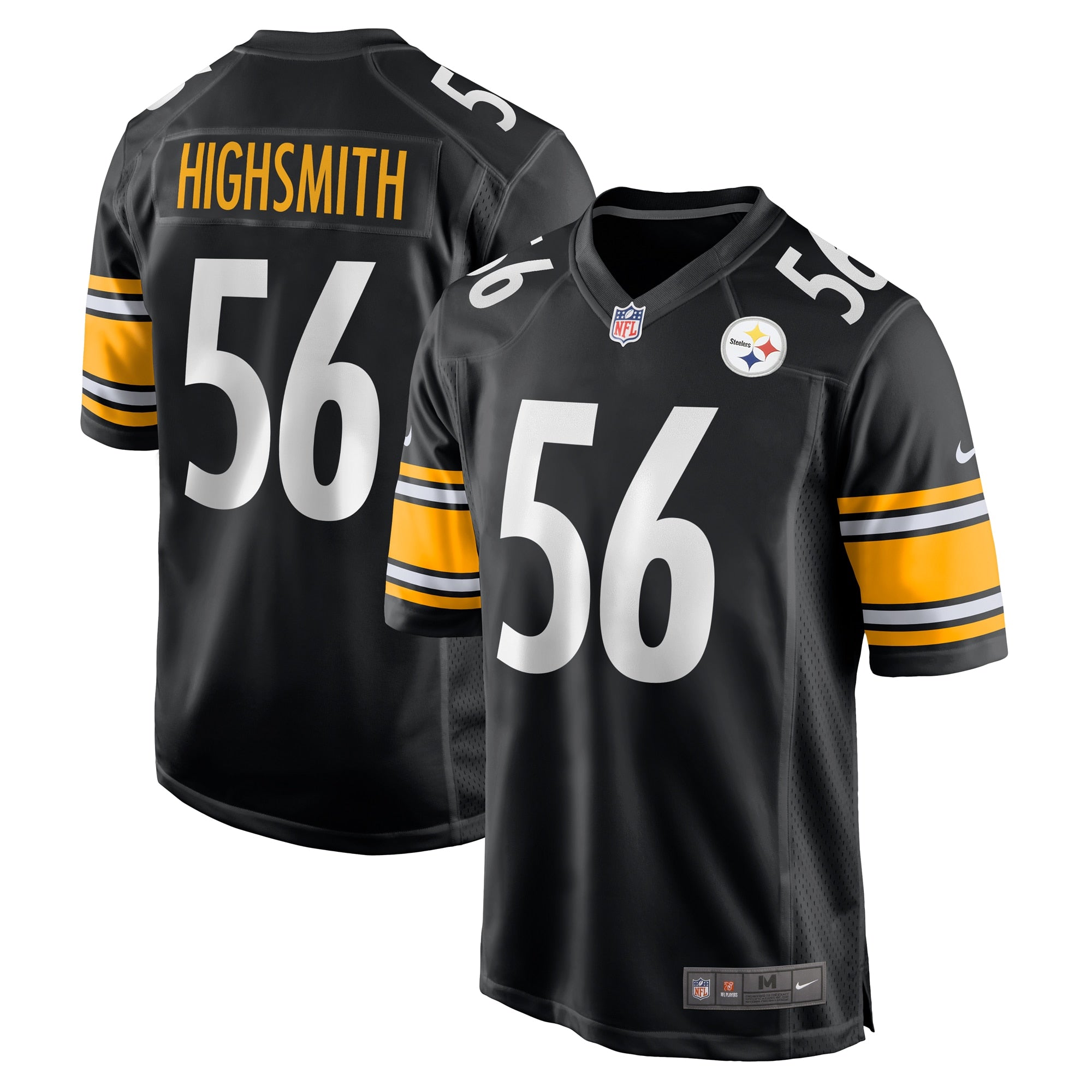 Alex Highsmith Pittsburgh Steelers Nike Alternate Game Jersey - Gold/Black - Image 6