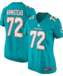 Terron Armstead Miami Dolphins Nike Women's Game Jersey - Aqua