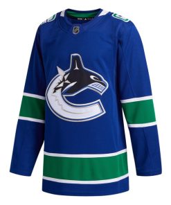 Alternative view of Vancouver Canucks adidas 2019/20 Home Authentic Jersey - Blue