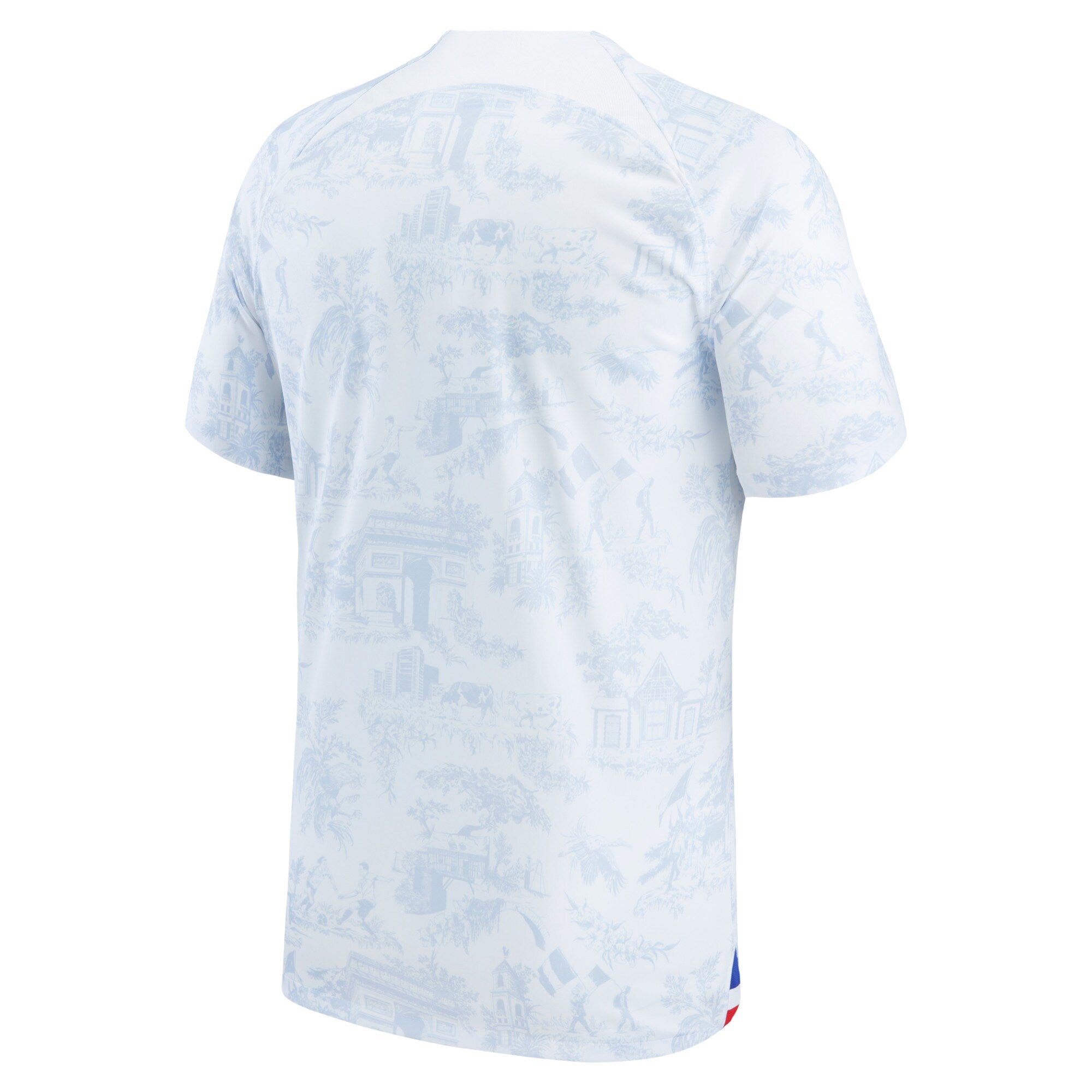 Custom National Team Nike 2022/23 Away Authentic Blank Jersey - White - Image 4