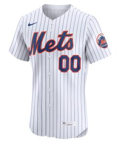 Alternative view of New York Mets Nike  Home Elite Pick-A-Player Retired Roster Jersey - White