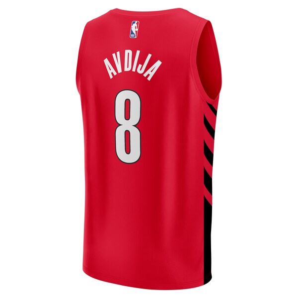 Deni Avdija Portland Trail Blazers Youth Fast Break Player Jersey - Statement Edition - Red - Image 4