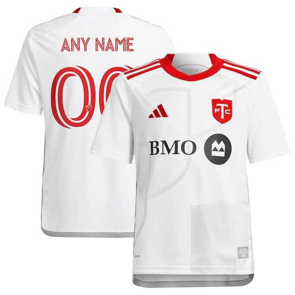 Toronto FC adidas Youth 2024 GTA Kit Replica Custom Jersey?ยจC White